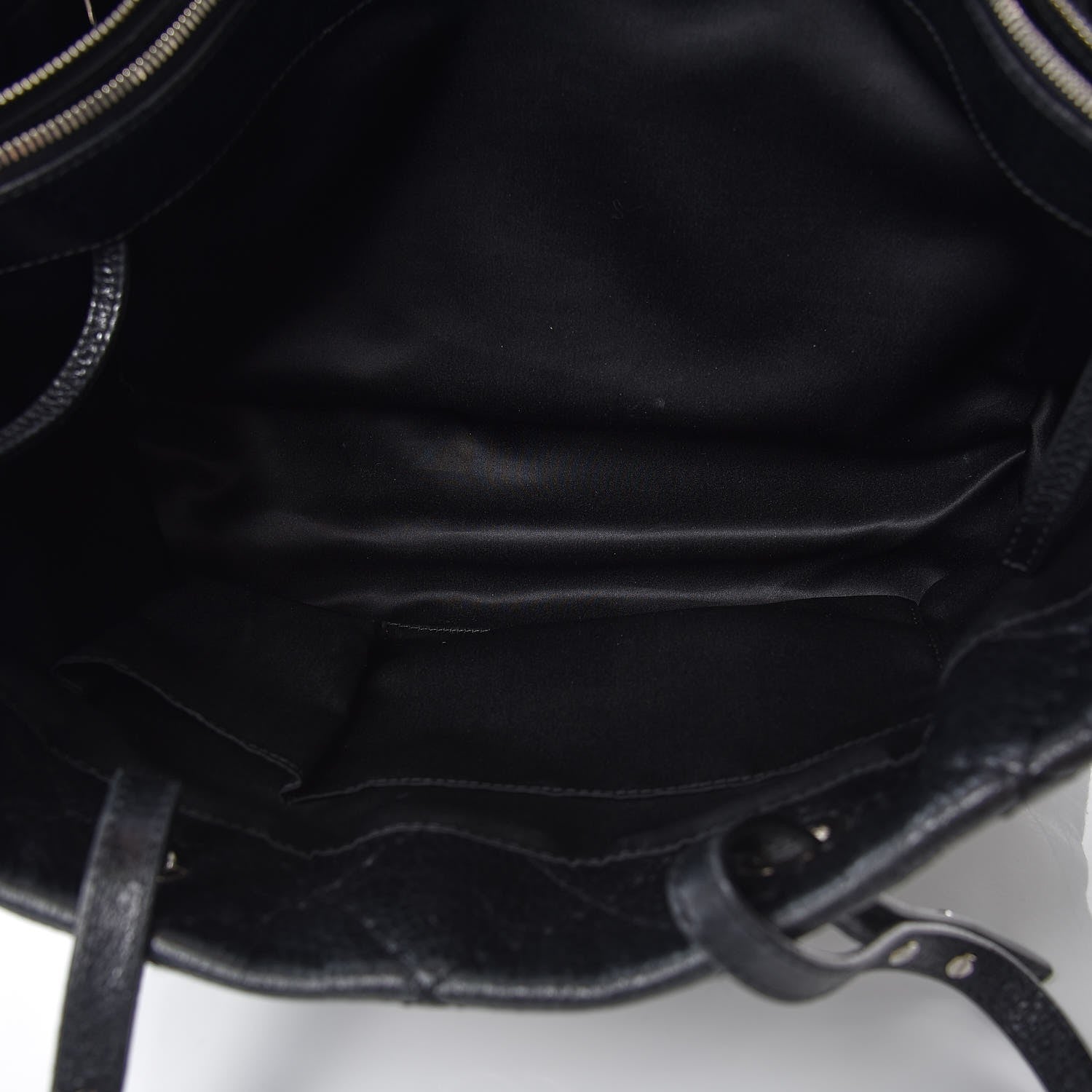 Chanel Glazed Calfskin Large On The Road Tote Black 6 of 15
