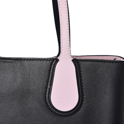 Christian Dior Calfskin Small Addict Shopping Tote Black Pink 12 of 16
