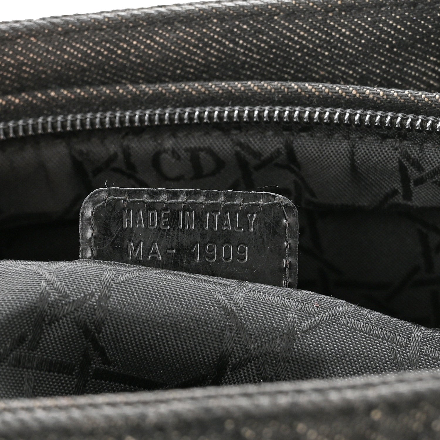 Christian Dior Denim Cannage Large Lady Dior Black 7 of 13