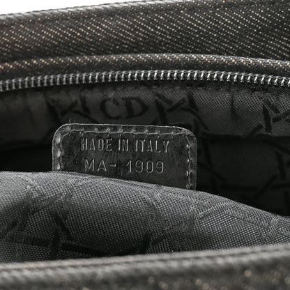 Christian Dior Denim Cannage Large Lady Dior Black 7 of 13