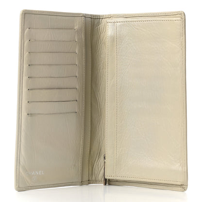 Chanel Calfskin Quilted Cambon Yen Wallet White 3 of 8