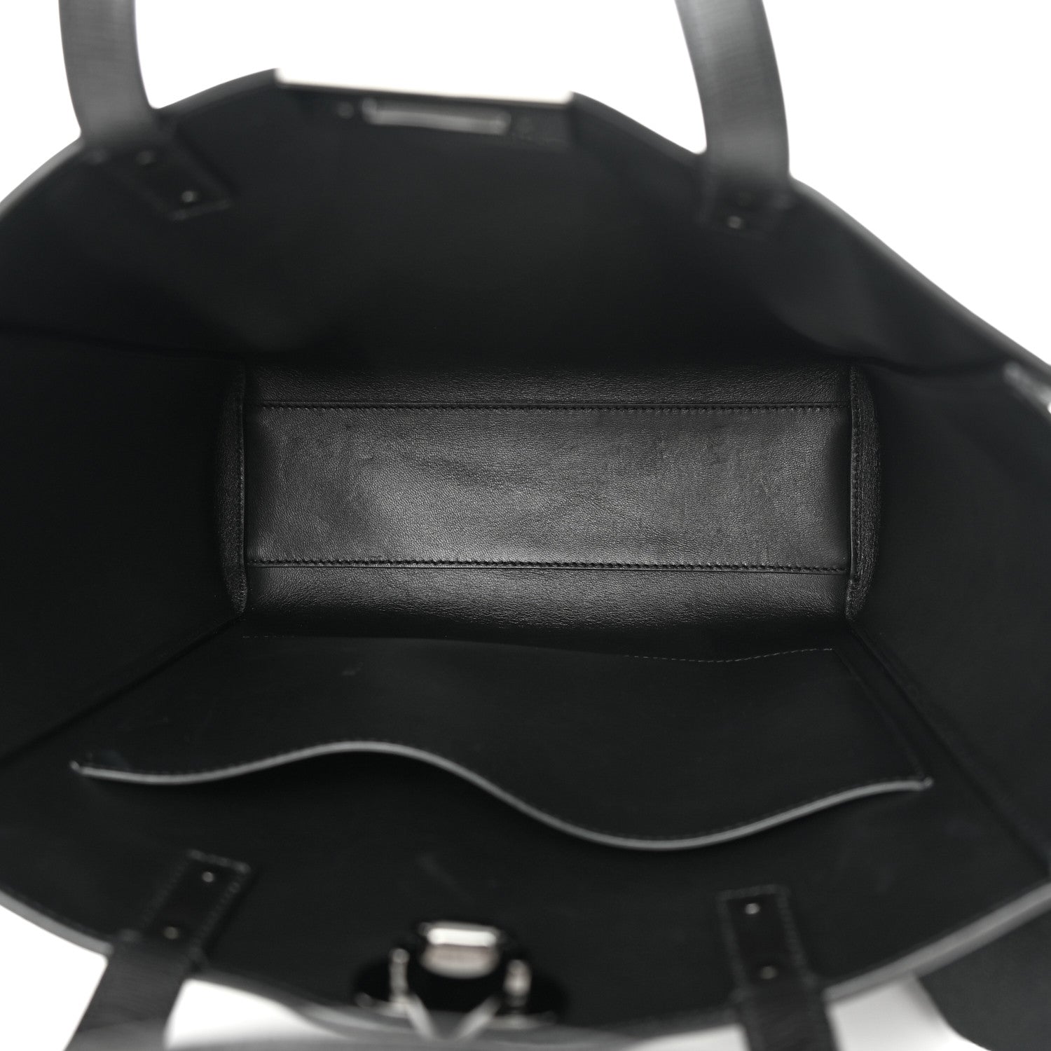 Valentino Garavani Grainy Calfskin Rockstud Alcove Tote Black 5 of 12