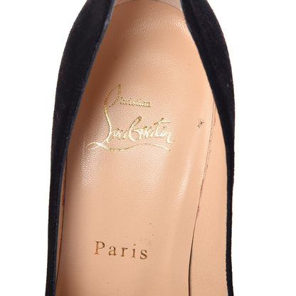 Christian Louboutin Veau Velours Decoltish 100 Pumps 36.5 Black 7 of 16