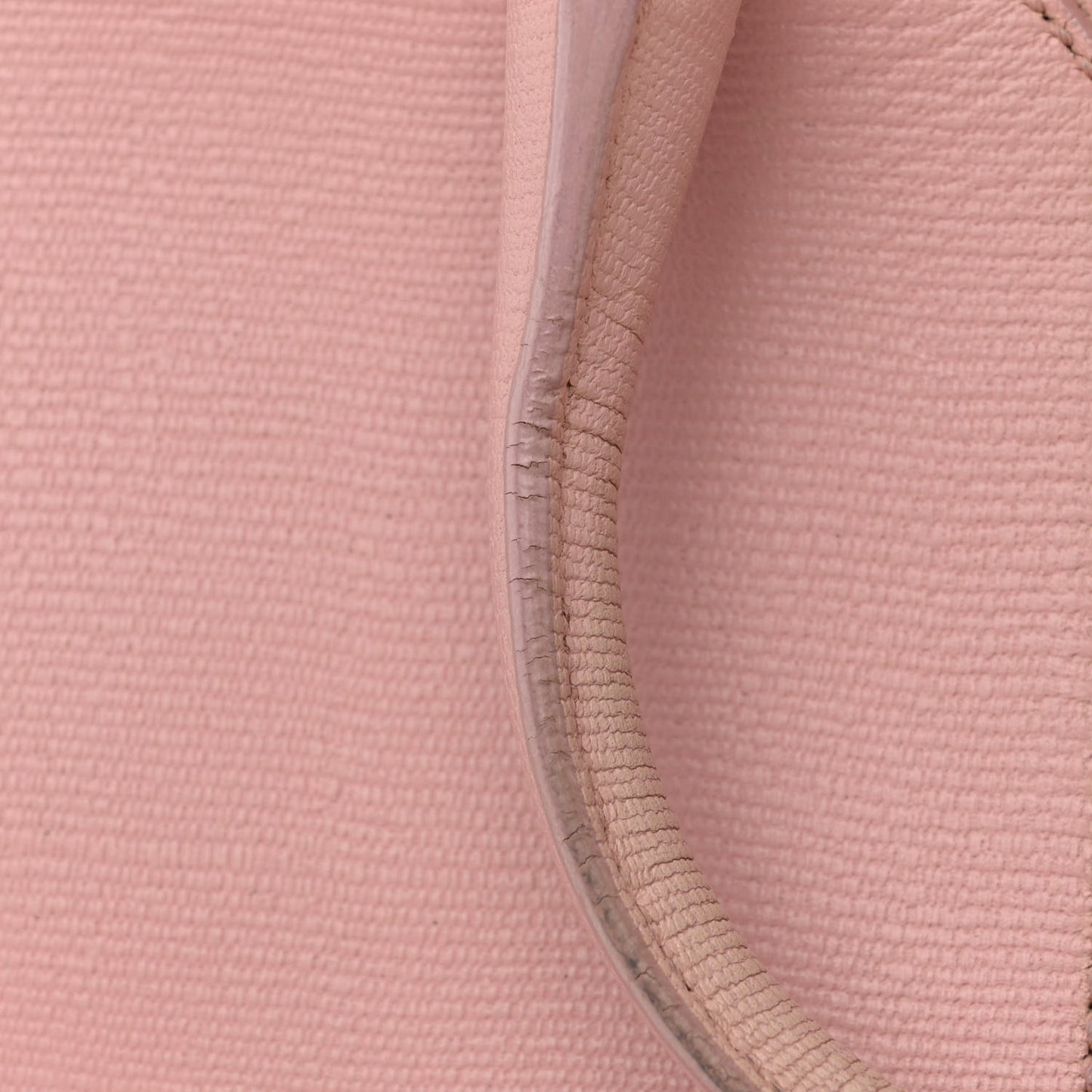 Textured Calfskin Small Cabas ChYc Light Pink