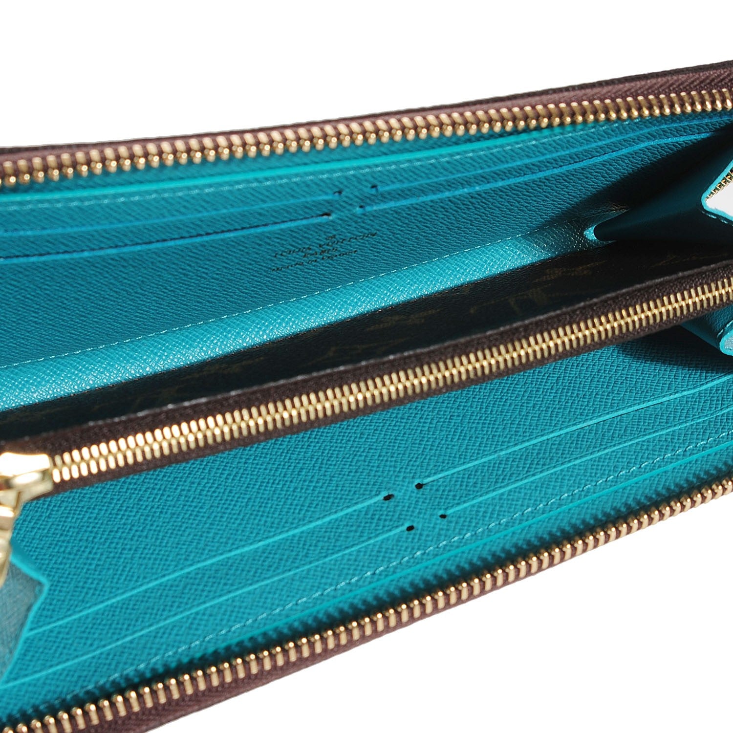 Louis Vuitton Monogram Clemence Wallet Turquoise 6 of 8