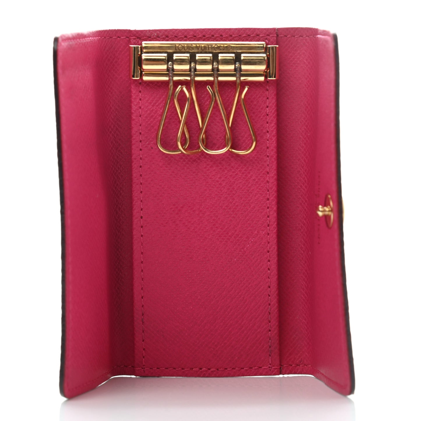 Monogram Multicolor Multicles 4 Key Holder Black Grenade