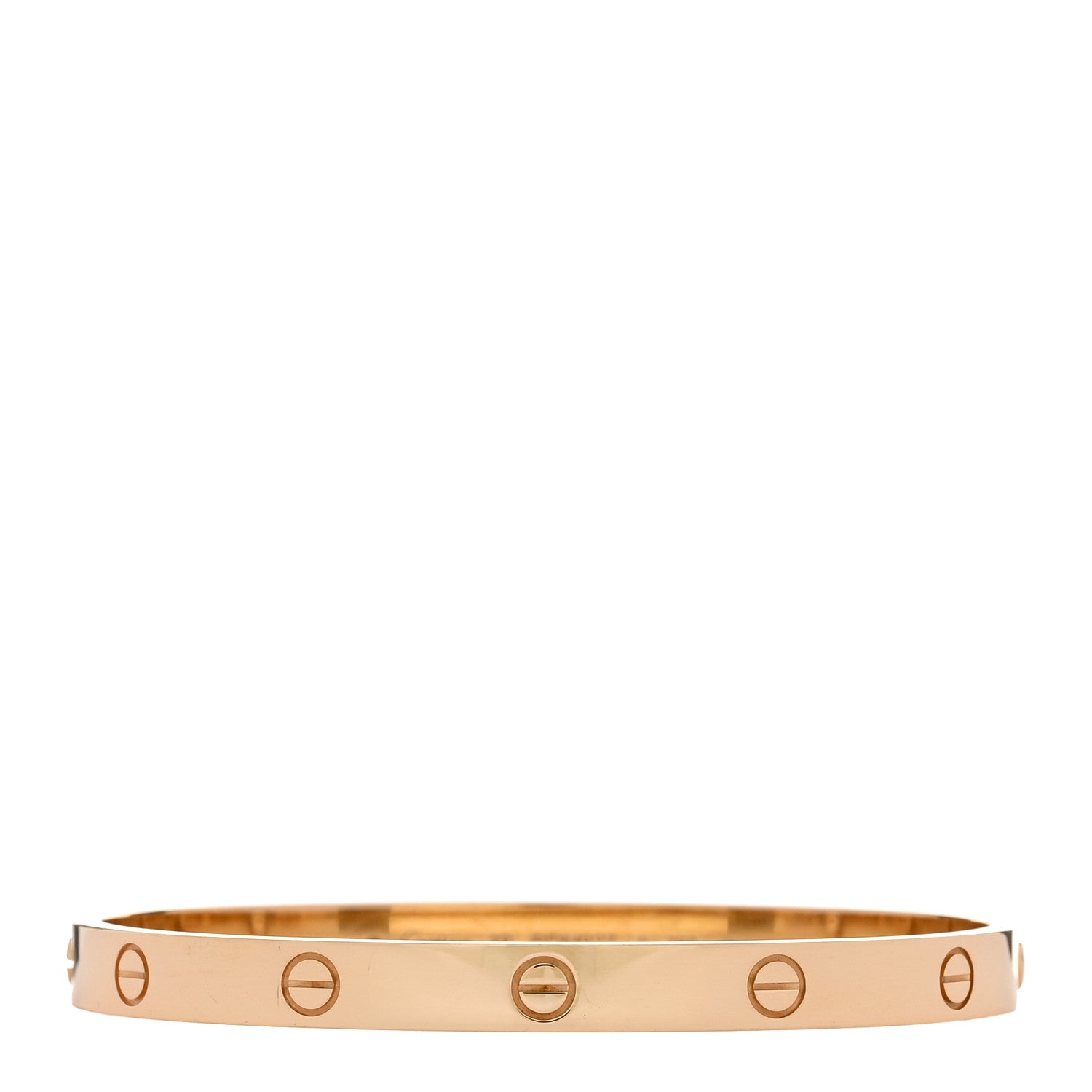 Cartier 18K Yellow Gold LOVE Bracelet 19 1 of 8