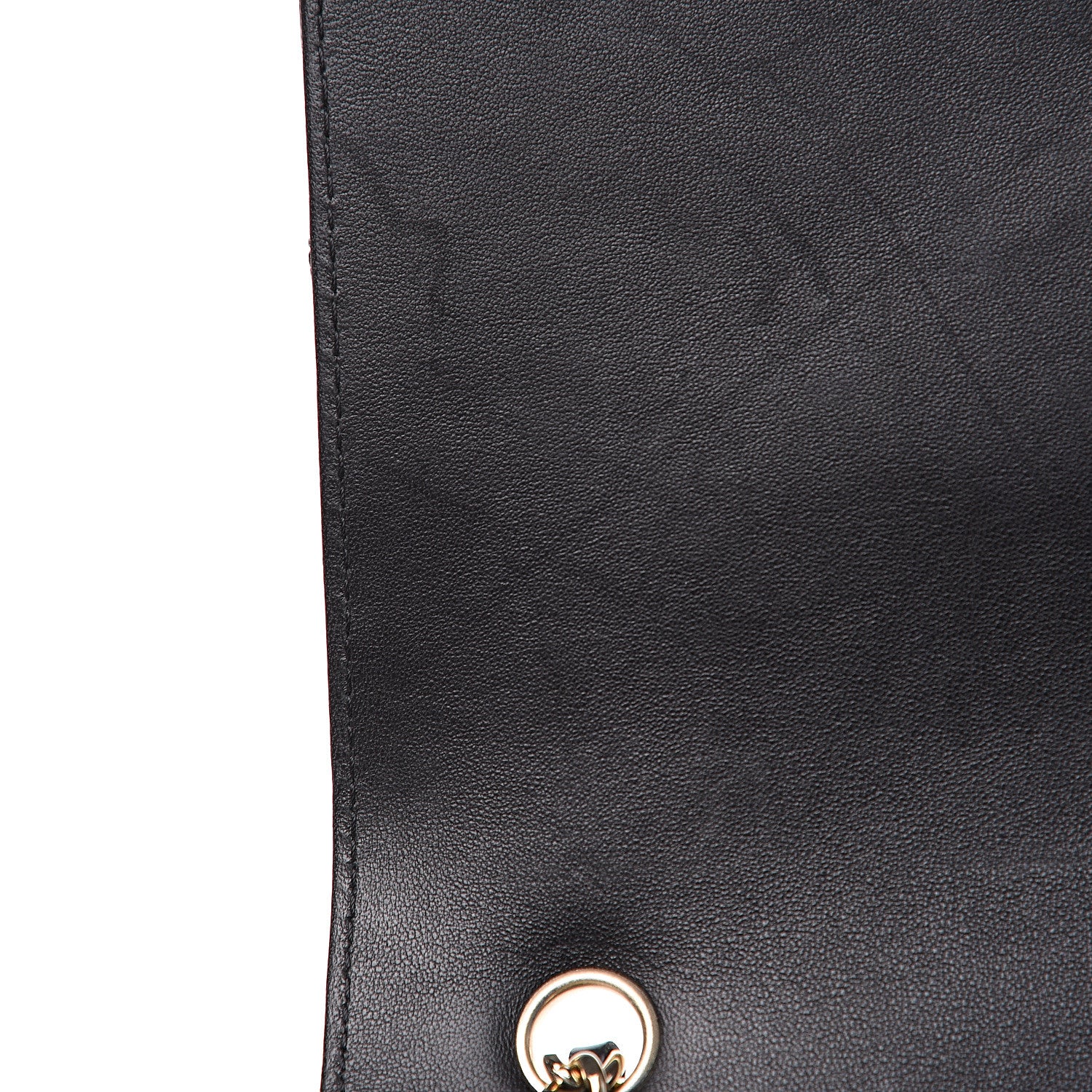 Chanel Glazed Calfskin Quilted Flap Black 9 of 9