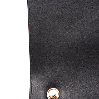 Chanel Glazed Calfskin Quilted Flap Black 9 of 9