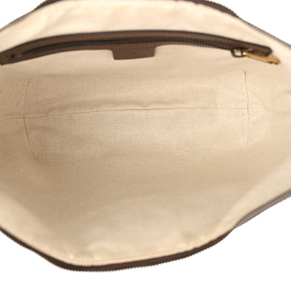 Gucci GG Supreme Monogram Web Small Ophidia Half Moon Hobo Brown 5 of 10