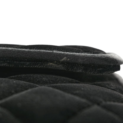 Chanel Velvet Quilted Mini Square Flap Black 11 of 11