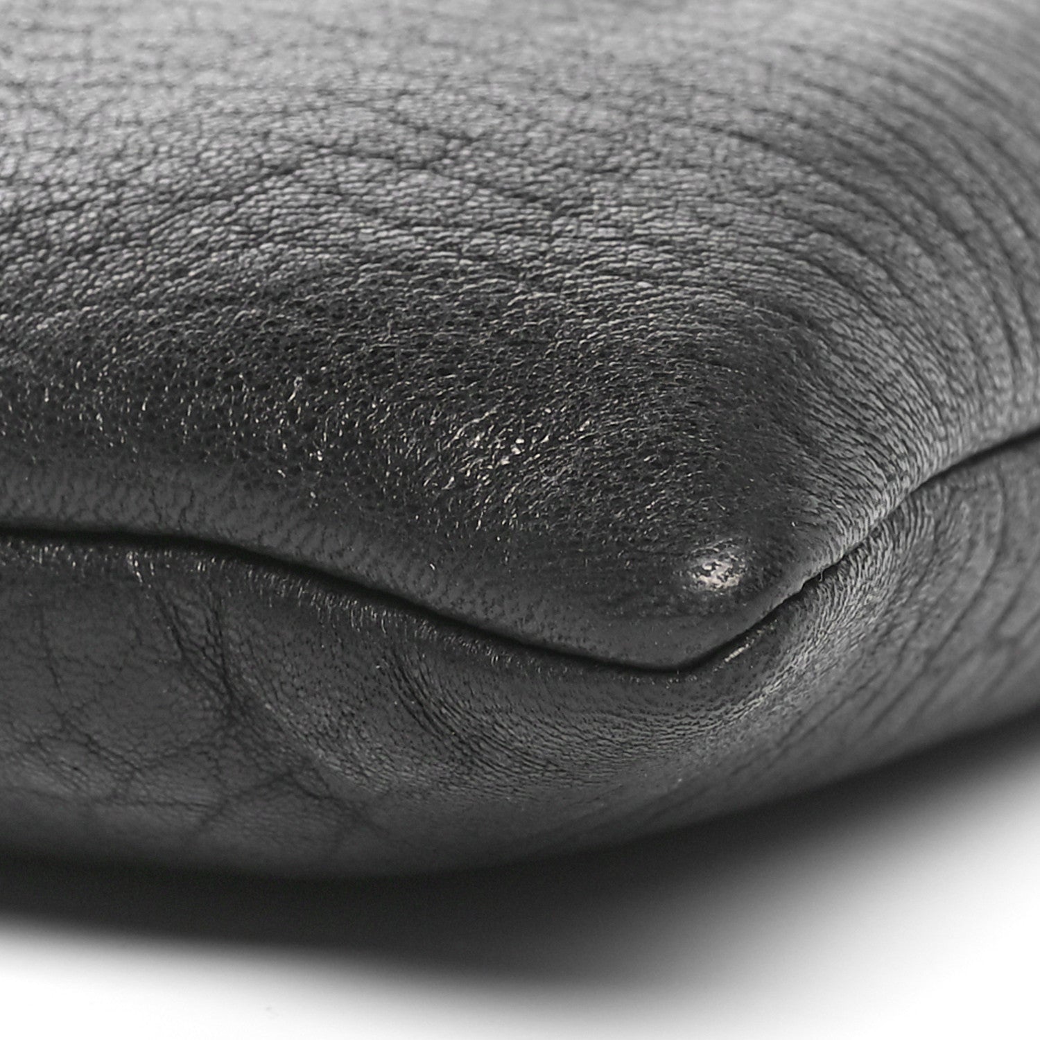 Saint Laurent Lambskin Large Puffy Pouch Black 9 of 11