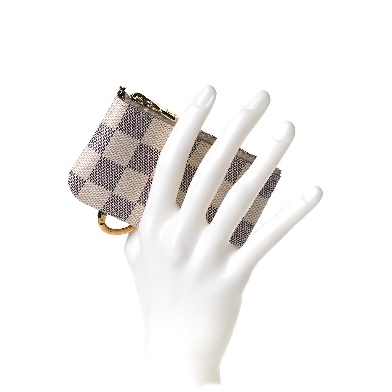 Louis Vuitton Damier Azur Key Pouch 2 of 8