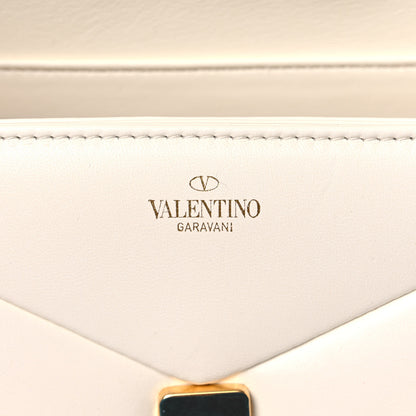 Valentino Garavani Nappa One Stud Chain Clutch Ivory 5 of 12