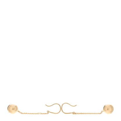 Tiffany 18K Yellow Gold 10mm HardWear Ball Hook Drop Earrings 3 of 5