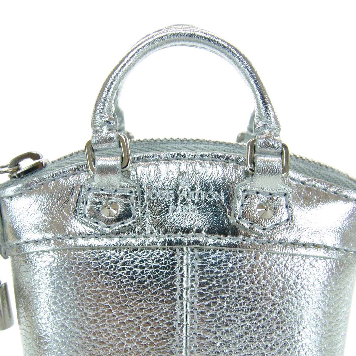 Suhali Mini Lockit Bag Charm Silver