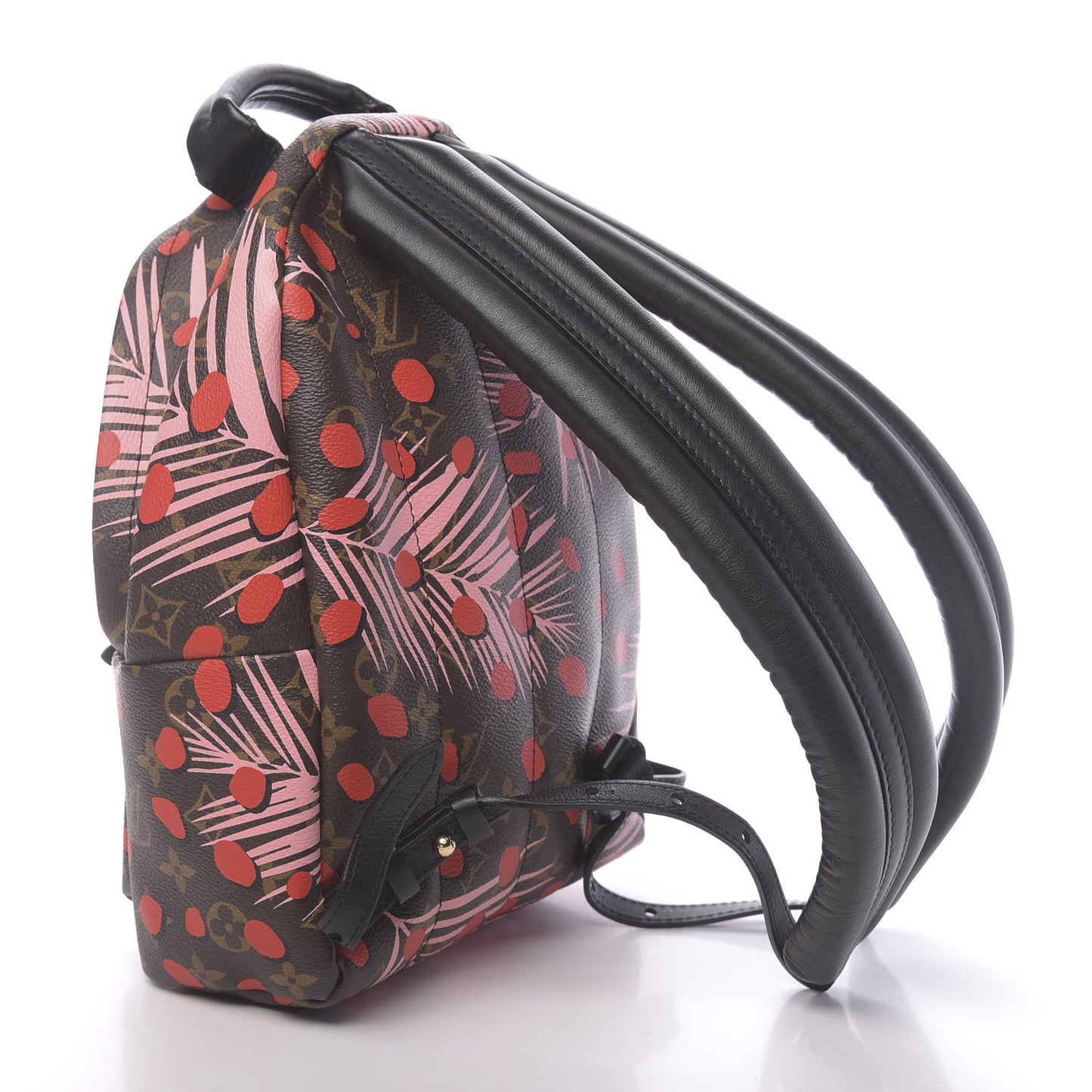 Monogram Jungle Dots Palm Springs Backpack PM Sugar Pink Poppy