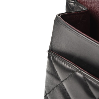 Chanel Lambskin Quilted Maxi Double Flap Black 13 of 13