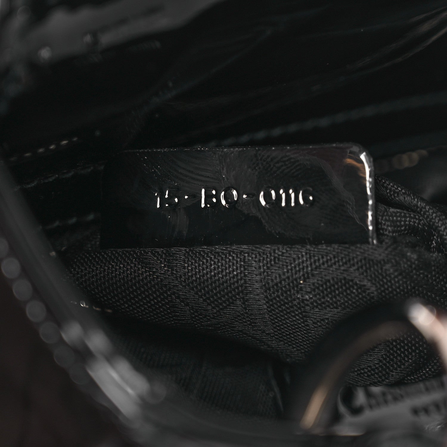 Christian Dior Patent Cannage Mini Lady Dior Black 7 of 13