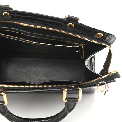 Louis Vuitton Crocodile Brea PM Black 5 of 8