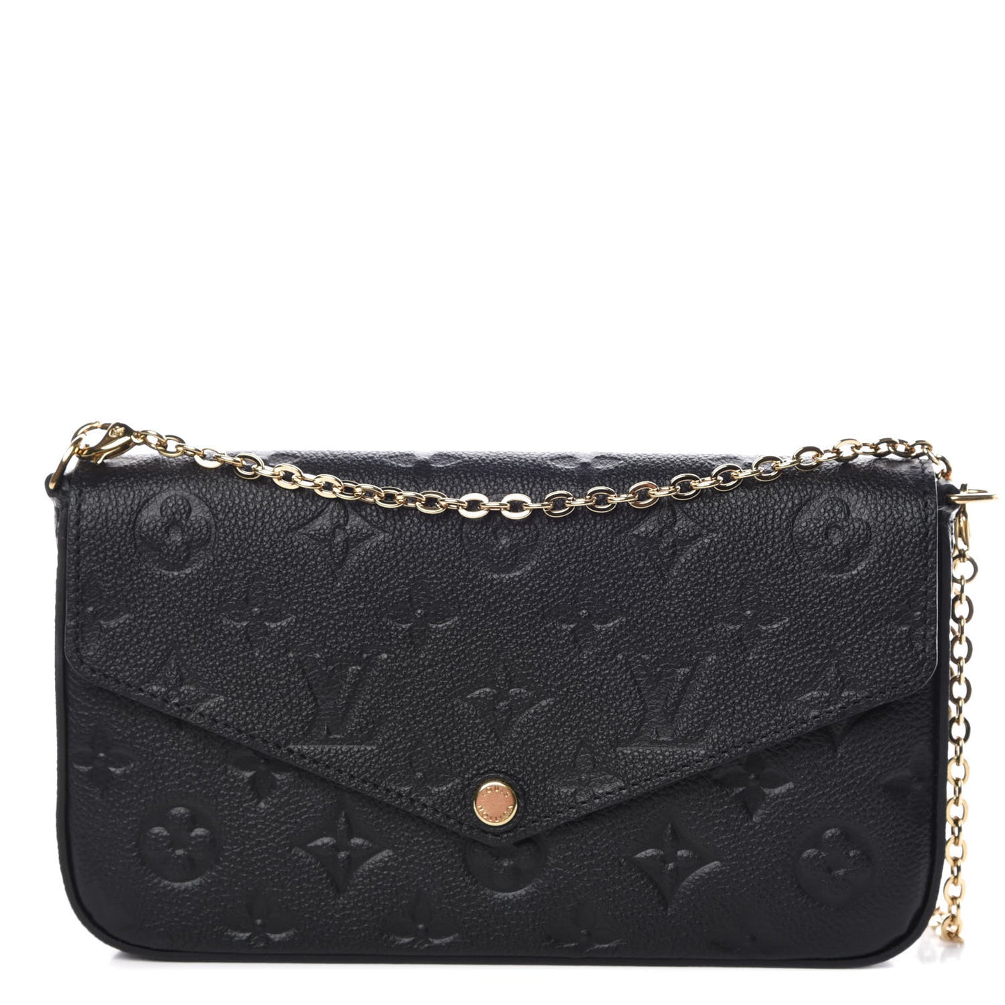 Empreinte Pochette Felicie Chain Wallet Black