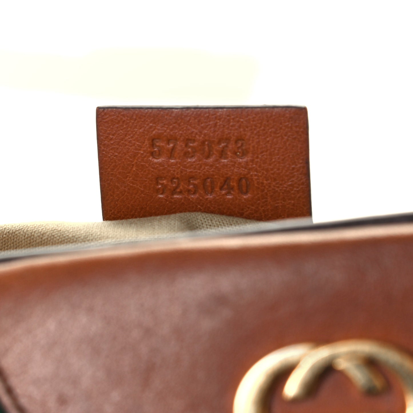 Vintage Canvas Web Shoulder Bag Sand Cuir