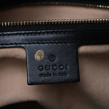 Gucci Boarded Plutone Calfskin Medium Jackie 1961 Tote Black 6 of 11