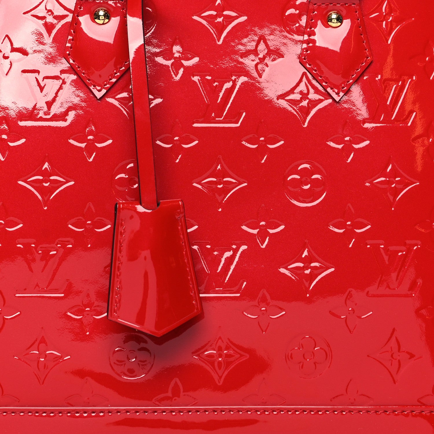 Louis Vuitton Vernis Alma PM Pomme D'Amour 8 of 10
