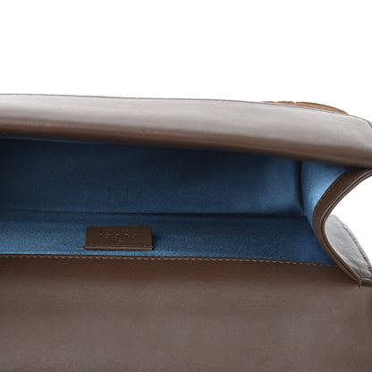 Gucci Velvet Moon Calfskin Crystal GG Monogram Small Dionysus Shoulder Bag Brown Vintage Cocoa Black Diamond 4 of 9