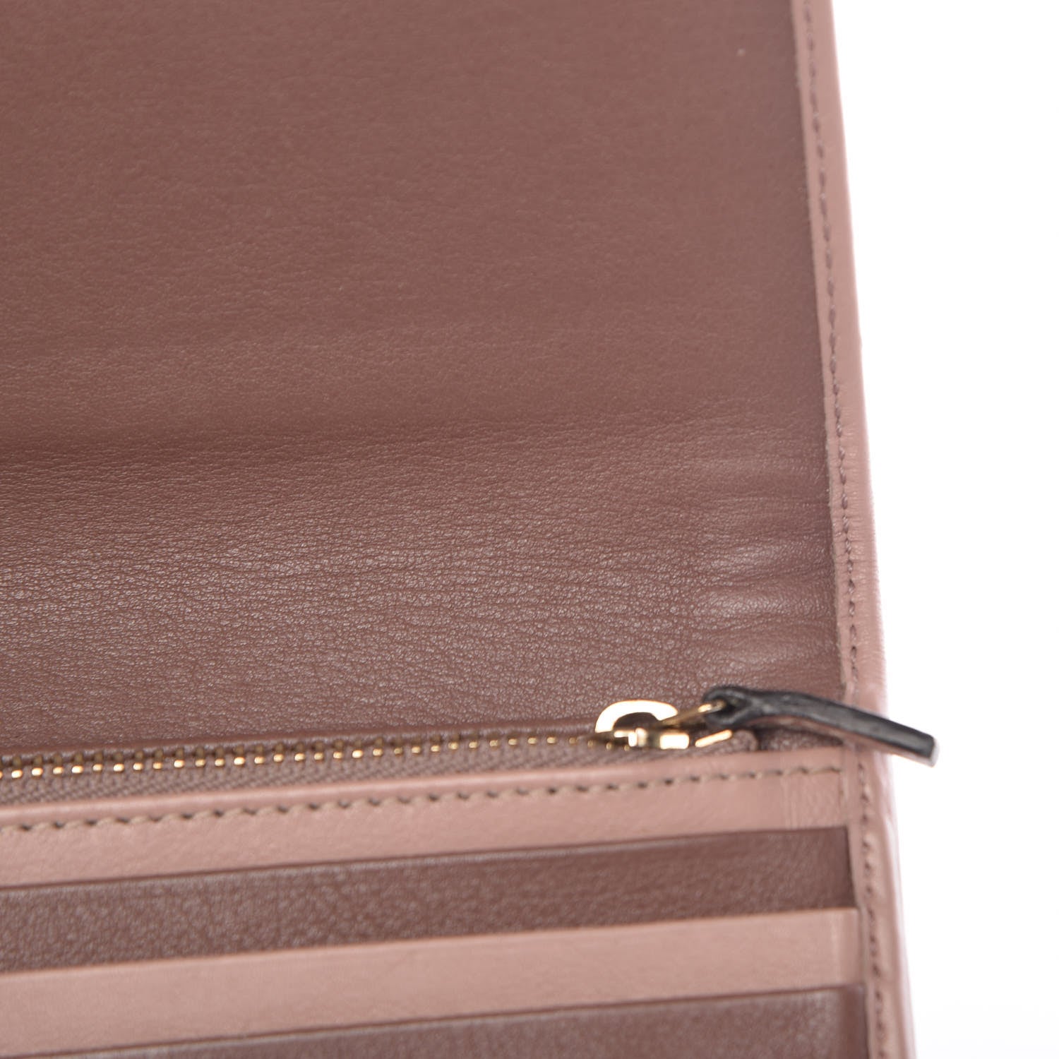 Gucci Calfskin Continental Flap Wallet Pink 8 of 18