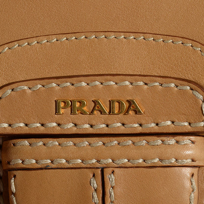 Prada Soft Calf Shoulder Bag Naturale 8 of 12