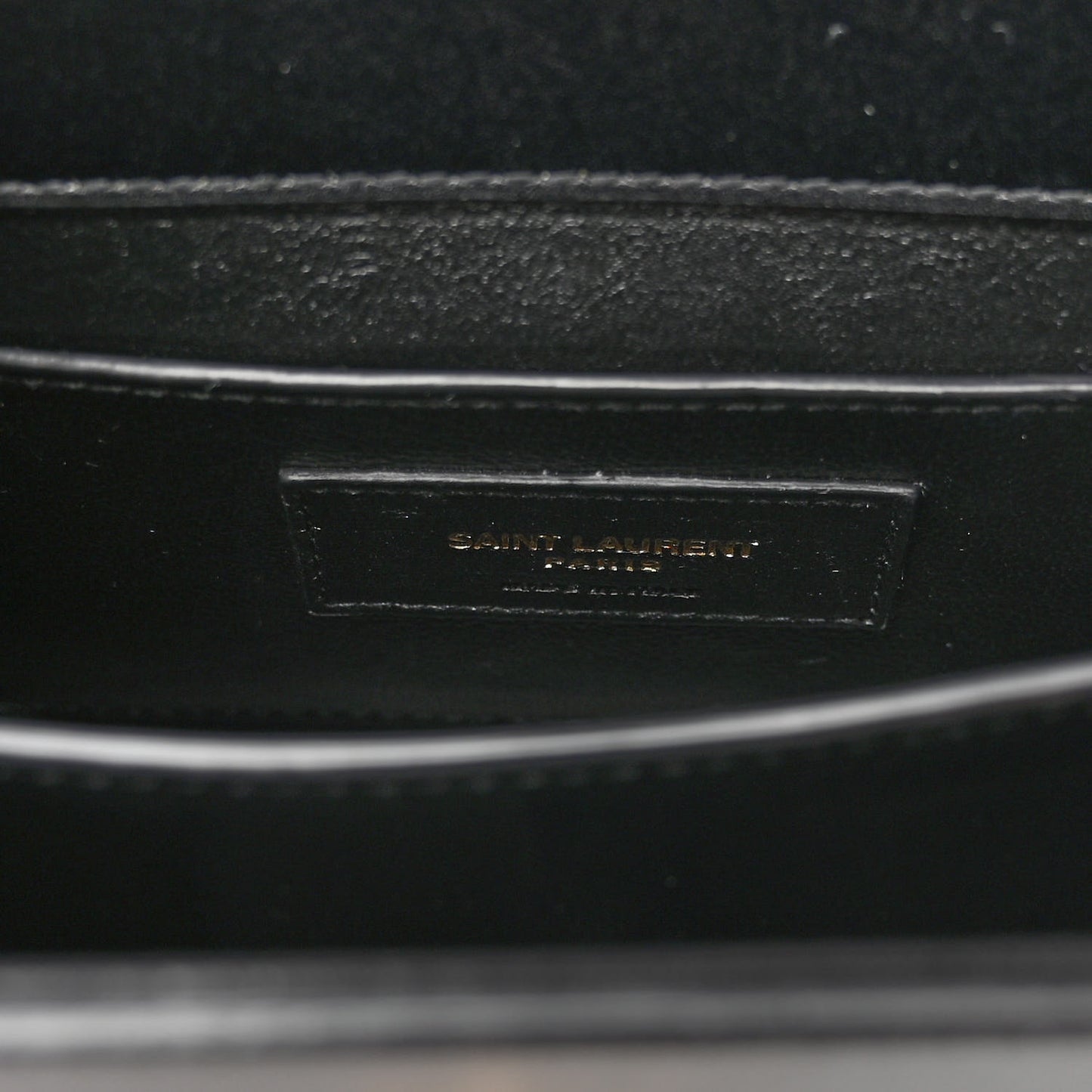 Calfskin Mini Classic Monogram Cassandra Top Handle Black