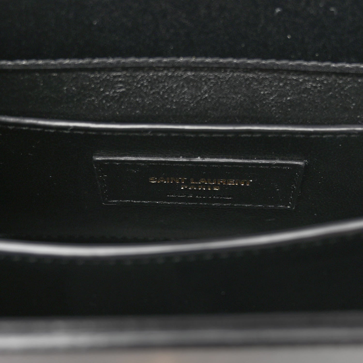 Saint Laurent Calfskin Mini Classic Monogram Cassandra Top Handle Black 6 of 9
