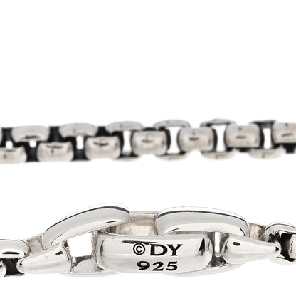David Yurman Sterling Silver 4mm Box Chain Bracelet 3 of 3