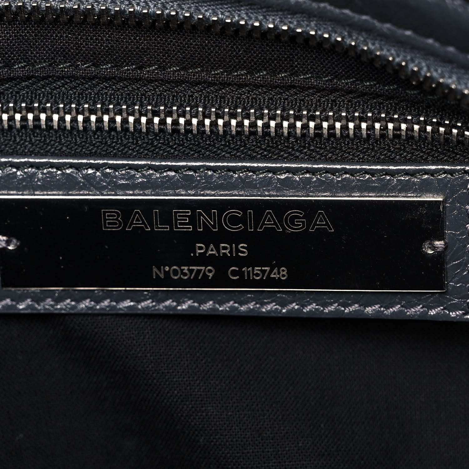 Balenciaga Agneau Classic Silver Hardware City Gris Fossile Anthracite 6 of 15