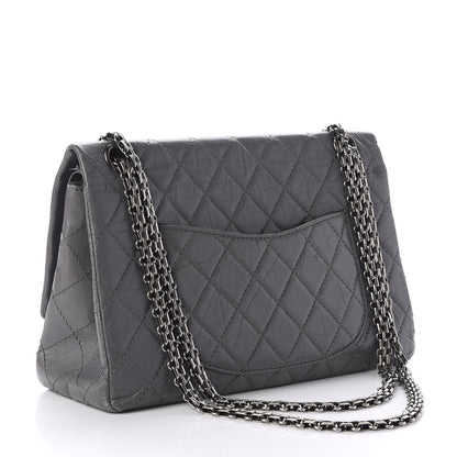 Chanel Aged Calfskin Quilted 2.55 Reissue 226 Flap Grey 3 of 11