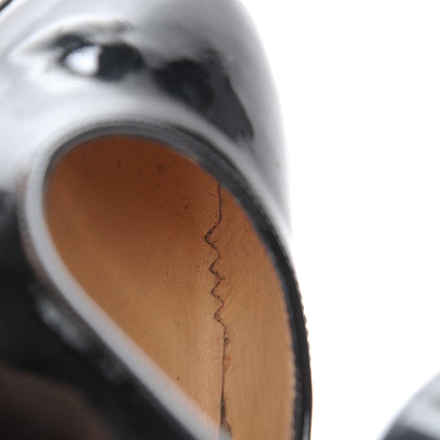 Christian Louboutin Patent Bibaba 85 Pumps 38 Black 5 of 14
