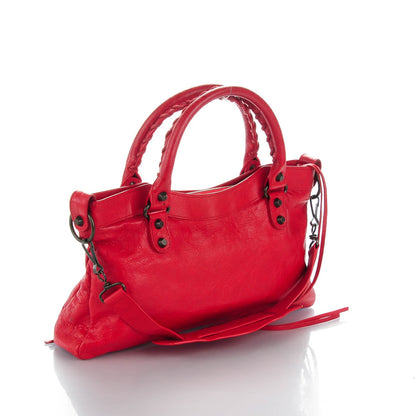 Balenciaga Agneau Classic Hardware First Rouge Coquelicot 3 of 7