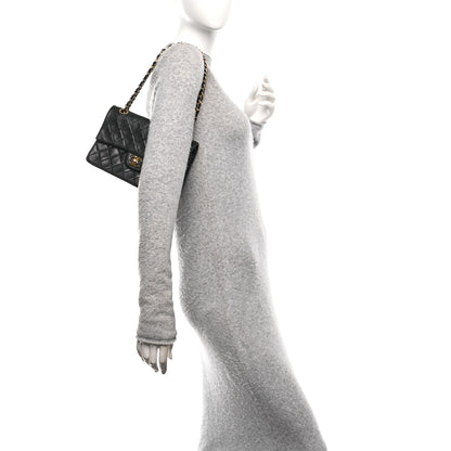 Chanel Lambskin Quilted Small Double Flap Black 3 of 23