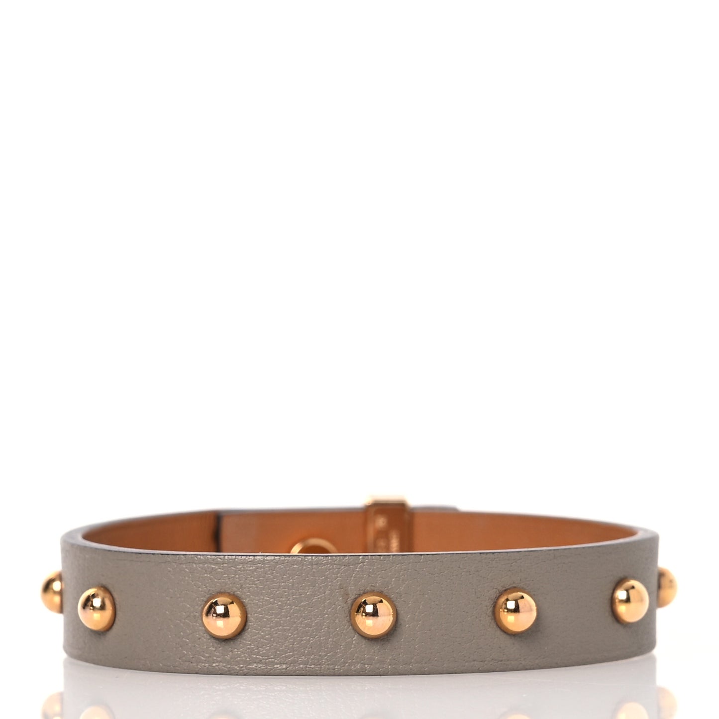 Swift Mini Dog Clous Ronds Bracelet T3 Etoupe