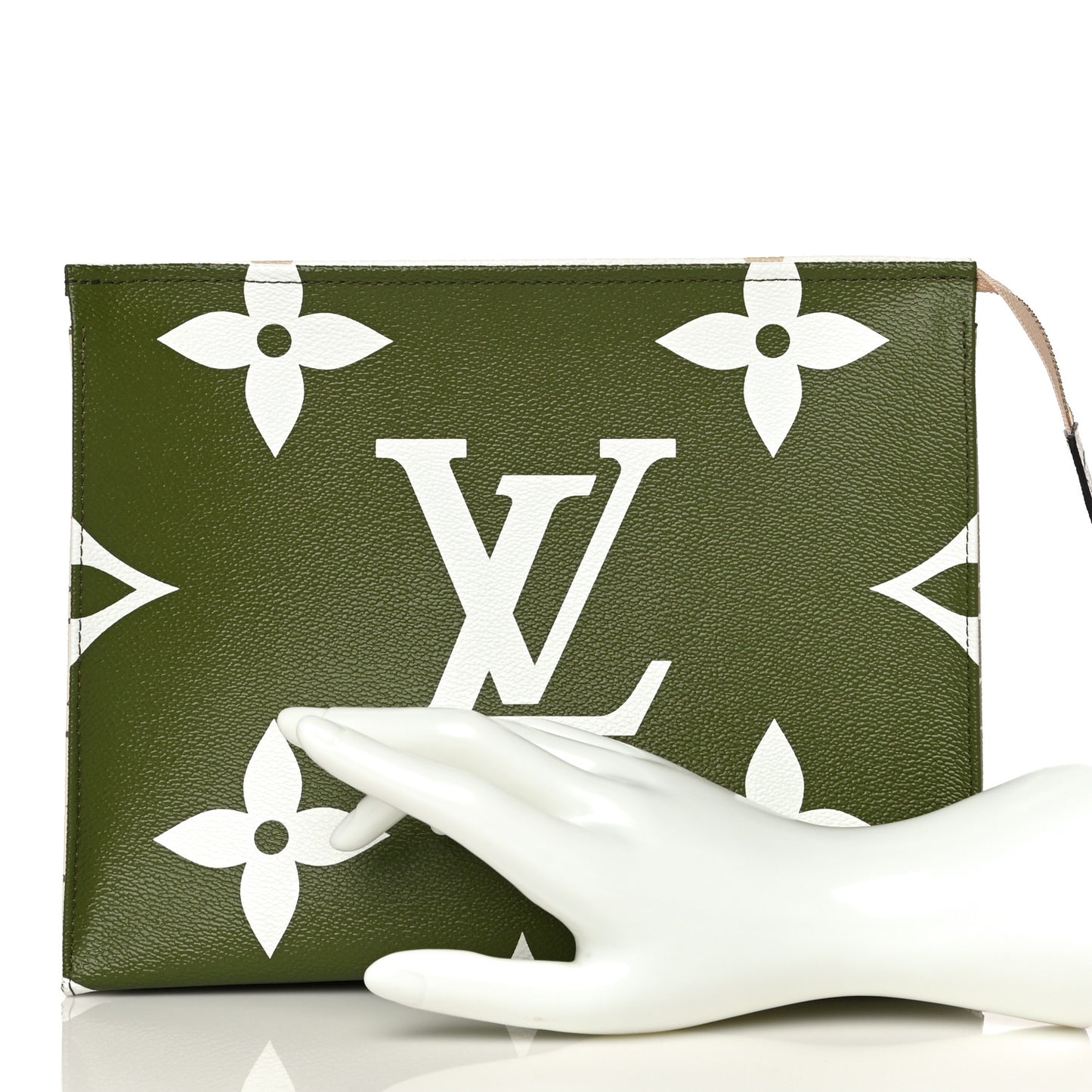 Monogram Giant Toiletry Pouch 26 Kaki