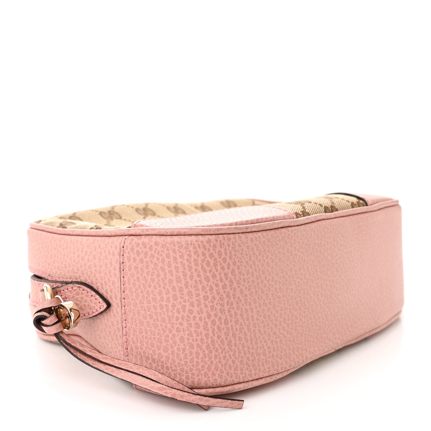 Monogram Mini Bree Messenger Bag Beige Soft Pink