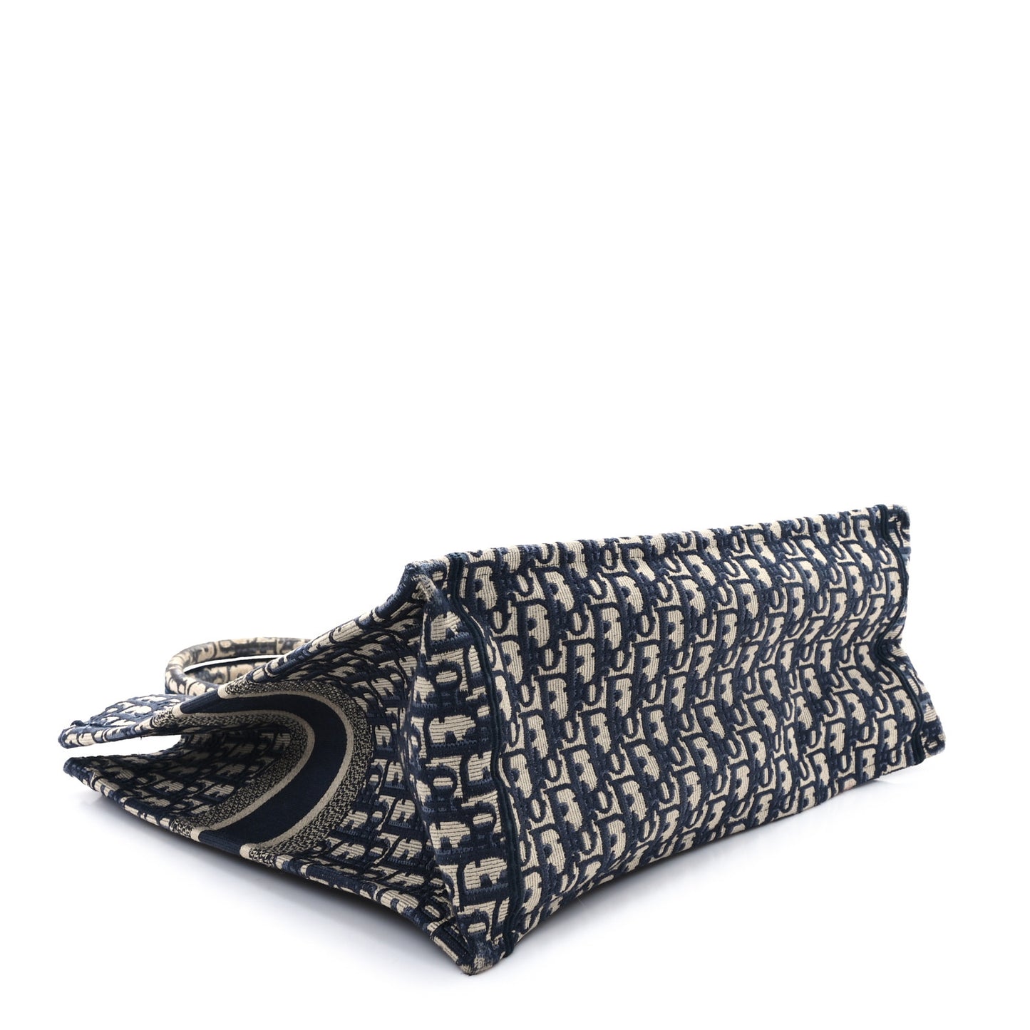 Oblique Large Book Tote Blue Multicolor