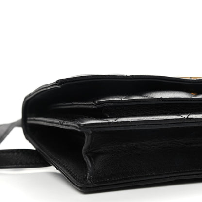 Balenciaga Nappa Calfskin Quilted XS Sharp Belt Bag Black 7 of 9