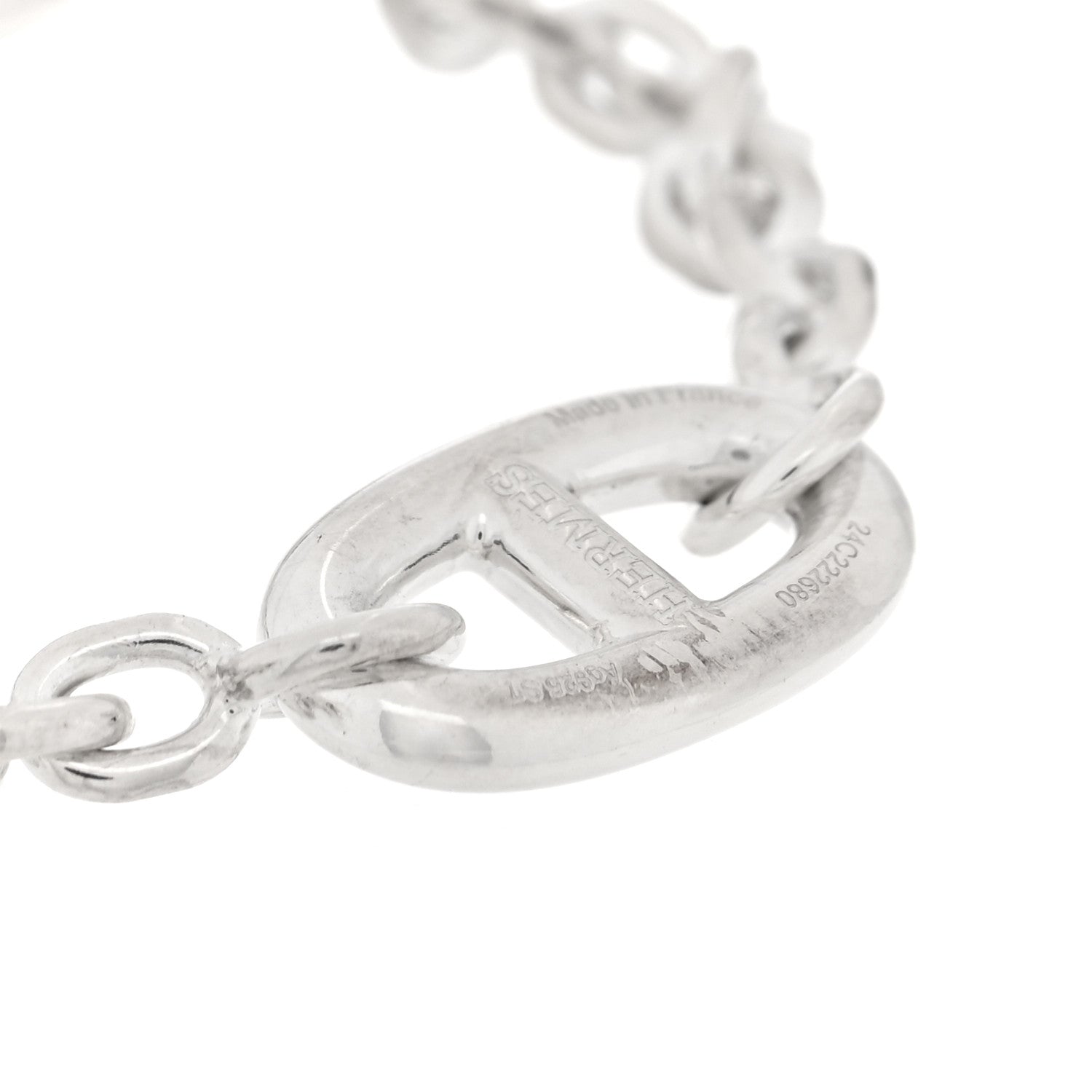 Hermes Sterling Silver Farandole Bracelet ST 4 of 5