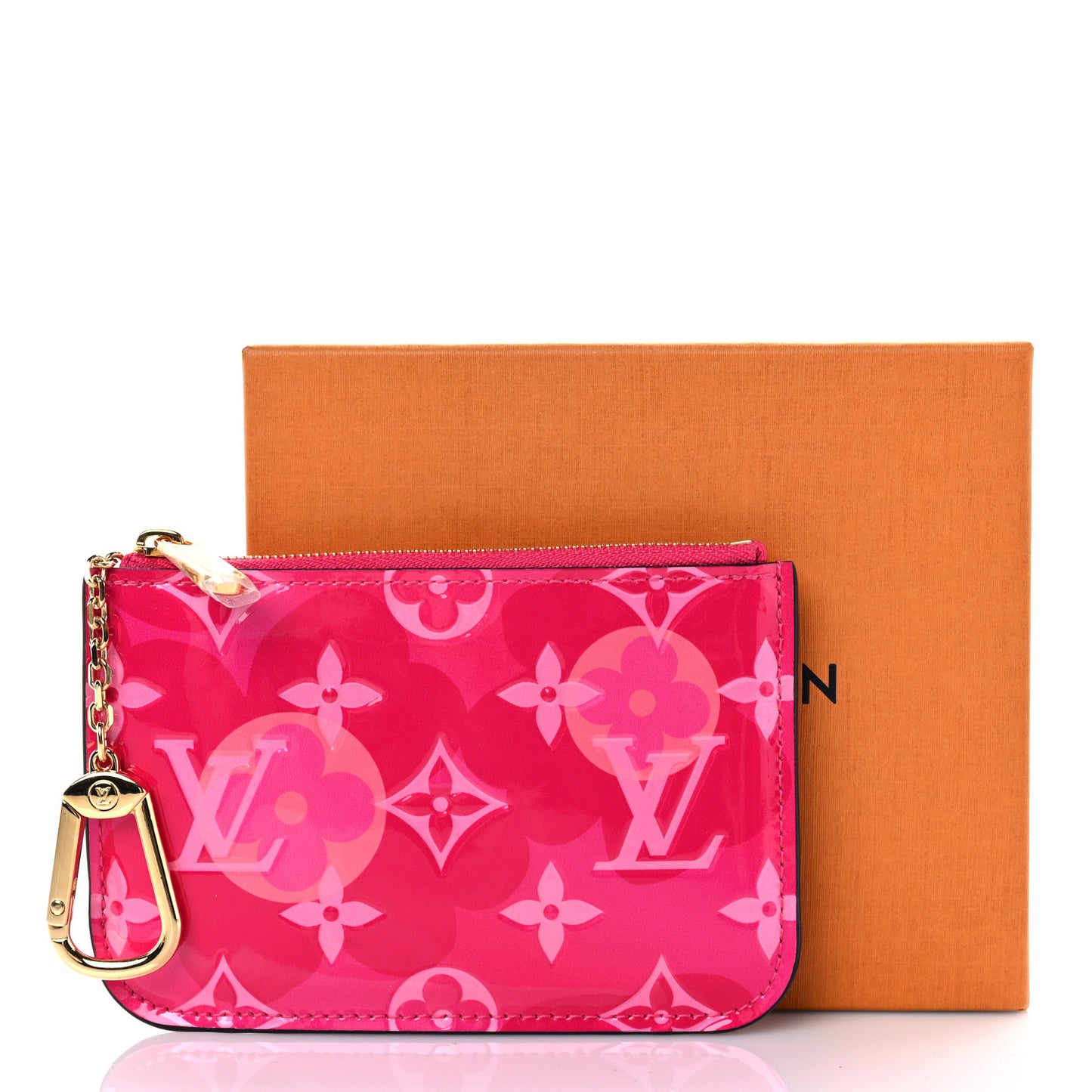 Vernis Valentine Key Pouch Fuchsia