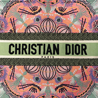 Christian Dior Canvas Embroidered Large In Lights Book Tote Multicolor 8 of 10