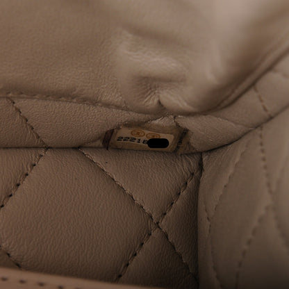 Chanel Calfskin Stitched Urban Luxury Top Handle Bag Ivory 8 of 8