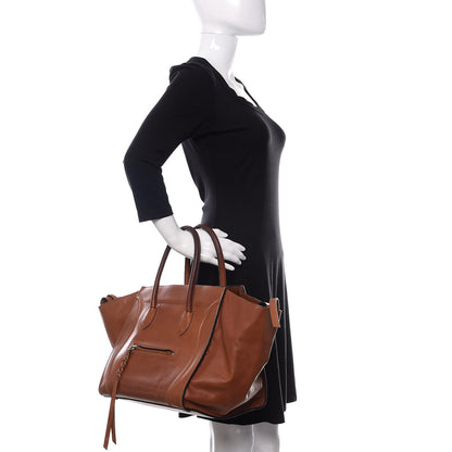 Celine Natural Calfskin Medium Phantom Luggage Tan 3 of 16