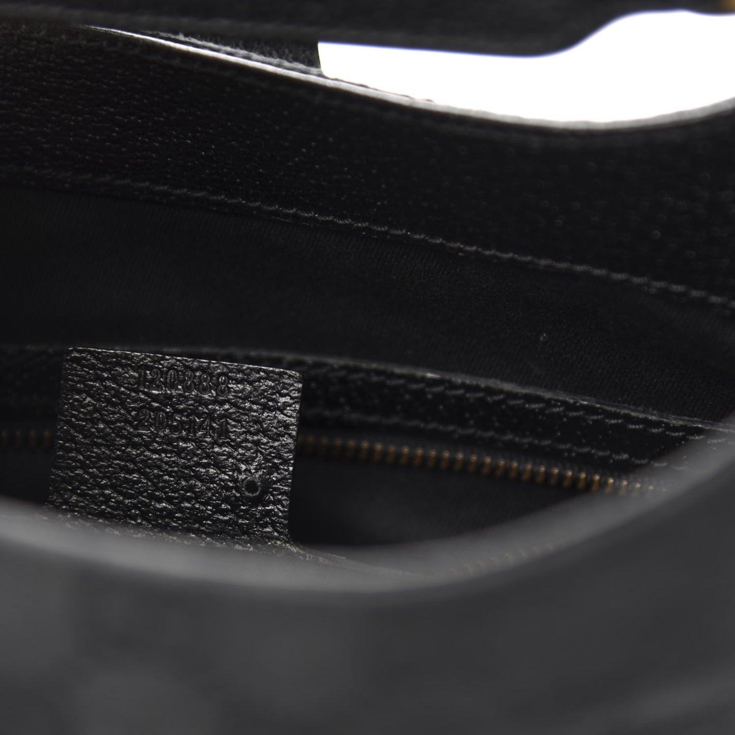 Monogram Piston Lock Jackie O Hobo Black